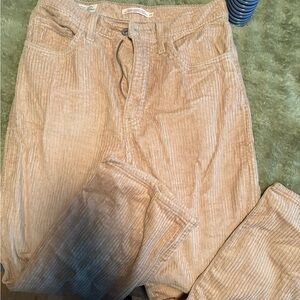 Levi’s Ribcage Straight Tan Corduroy Pants